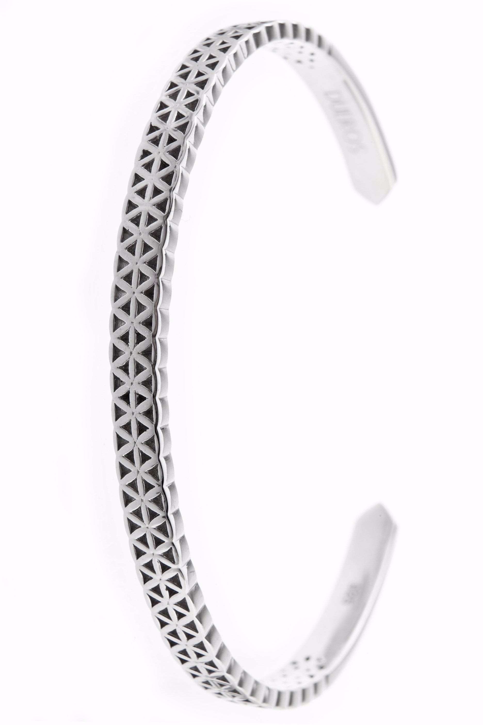 Flower online Of Life Silver Bangle